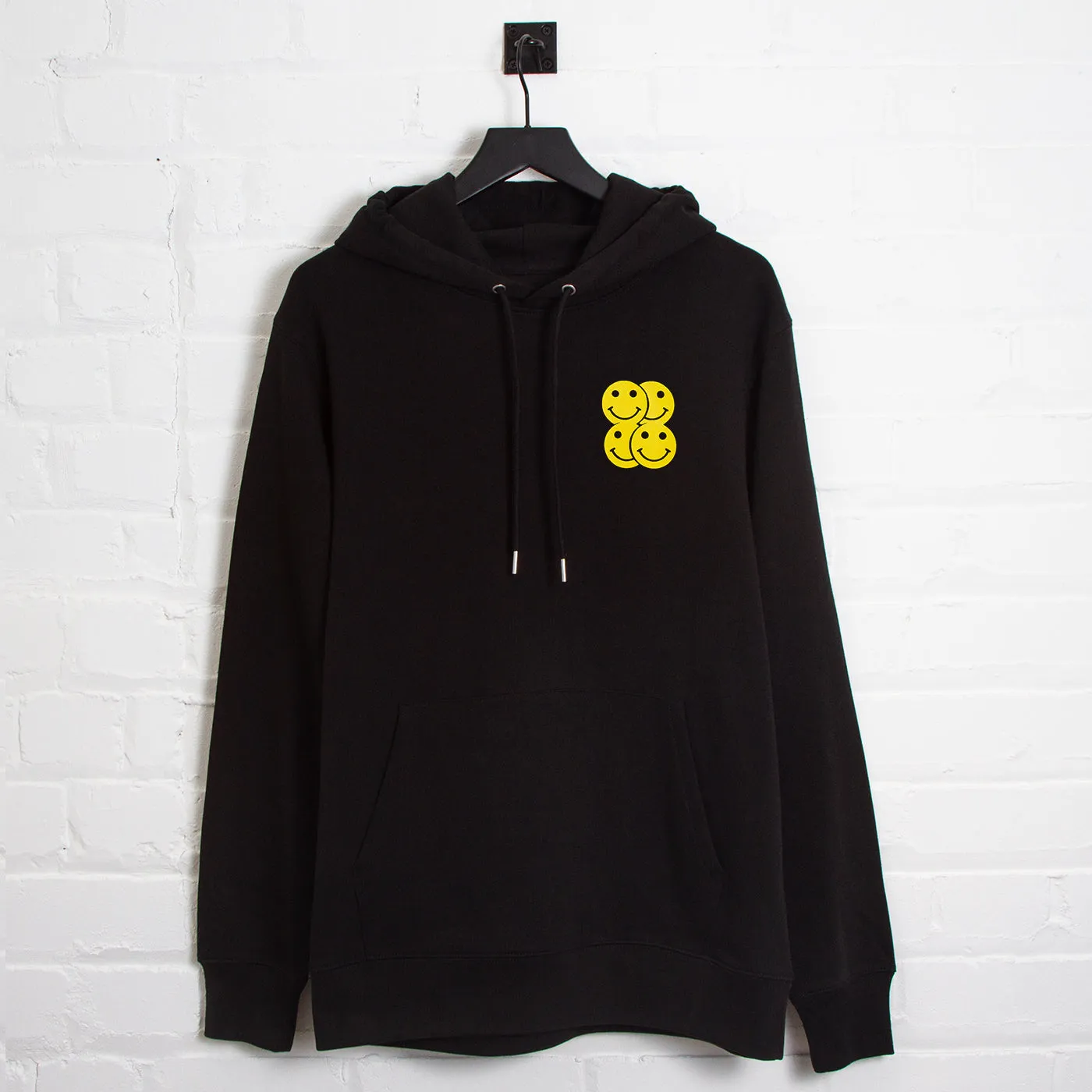 Smiley Trail - Pullover Hood - Black