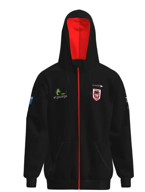 St George Illawarra Dragons  Full Zip Hoodie  Adult