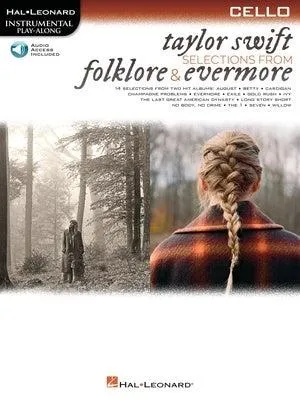 Taylor Swift: Selections from Folklore & Evermore for Cello with Online Accompaniment