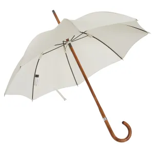 The London Wedding Umbrella - Crafted From A Single Piece Of Maple - Ivory White