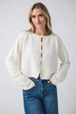 Things Between Textured Knit Cardigan