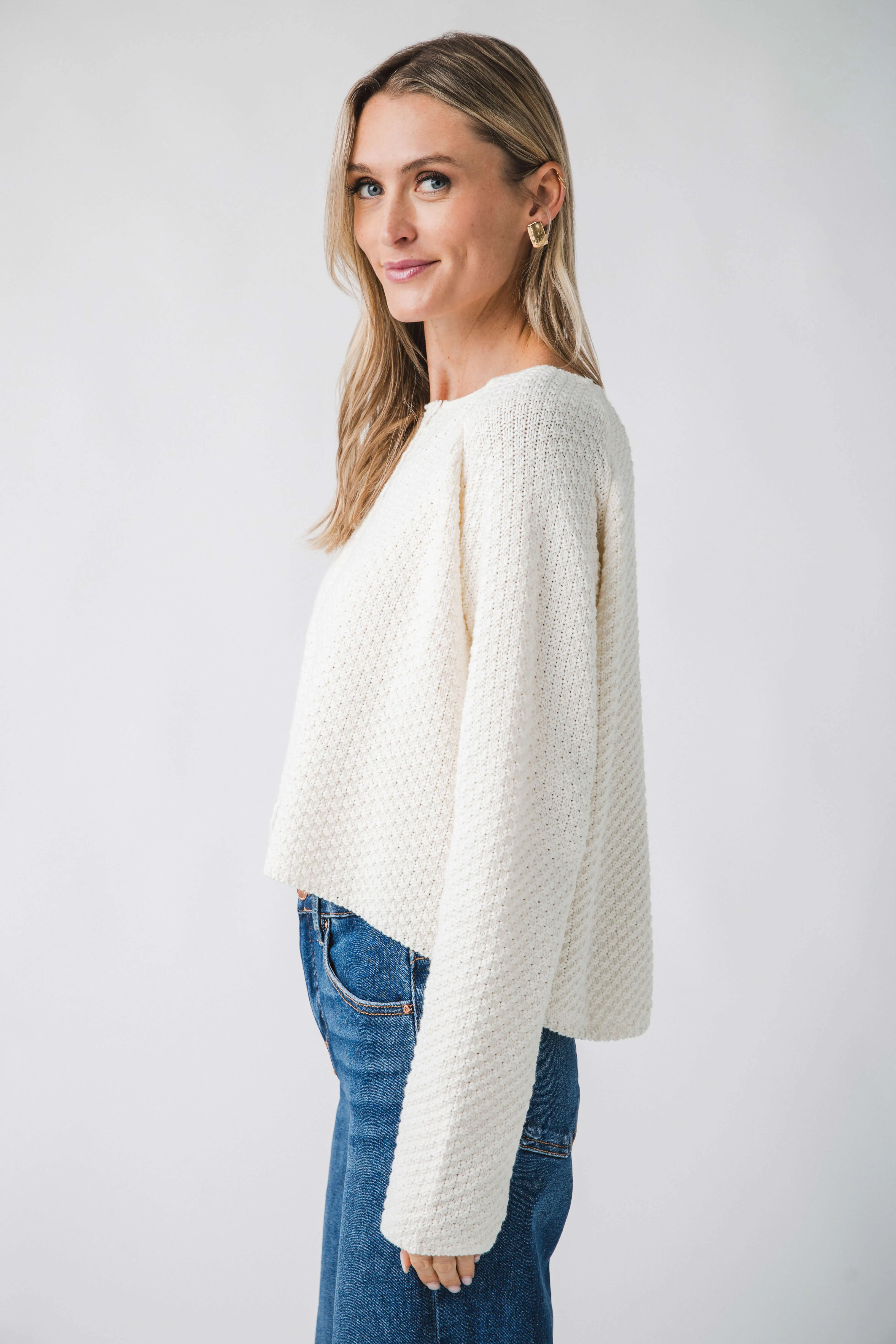 Things Between Textured Knit Cardigan