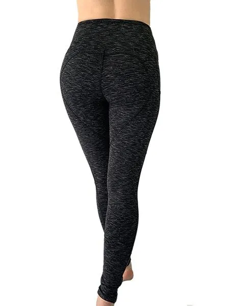 Tri-Heather Pocketed Legging