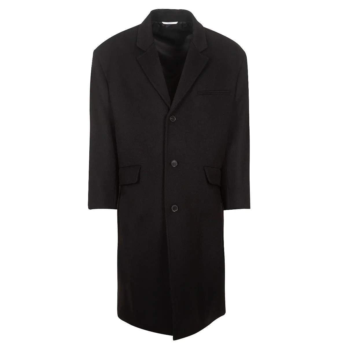 Valentino Single Breasted Rear Pocket Coat